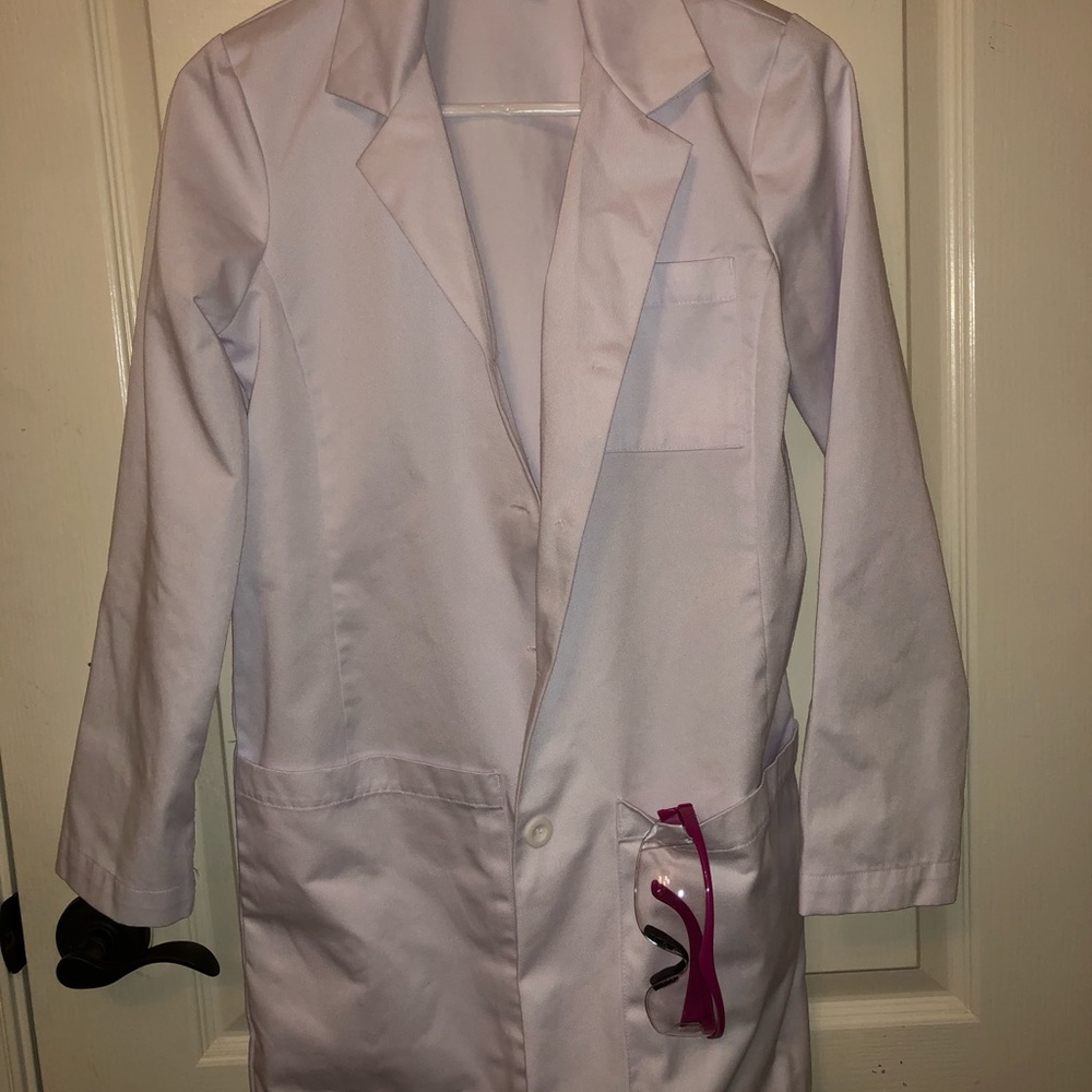Lab Coat and Safety glasses